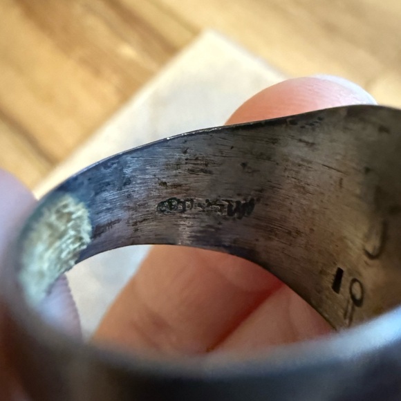 STERLING SILVER STAR OF DAVID RING - Picture 5 of 5